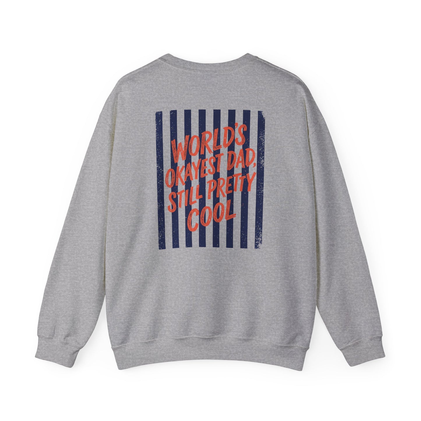 world's okayest dad still pretty cool sweatshirt sweatshirt second colour product image
