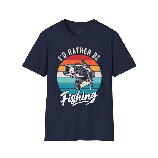 i'd rather be fishing t-shirt t-shirt alternate colour product image