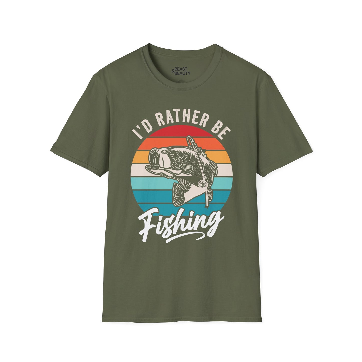 i'd rather be fishing t-shirt t-shirt fifth colour product image