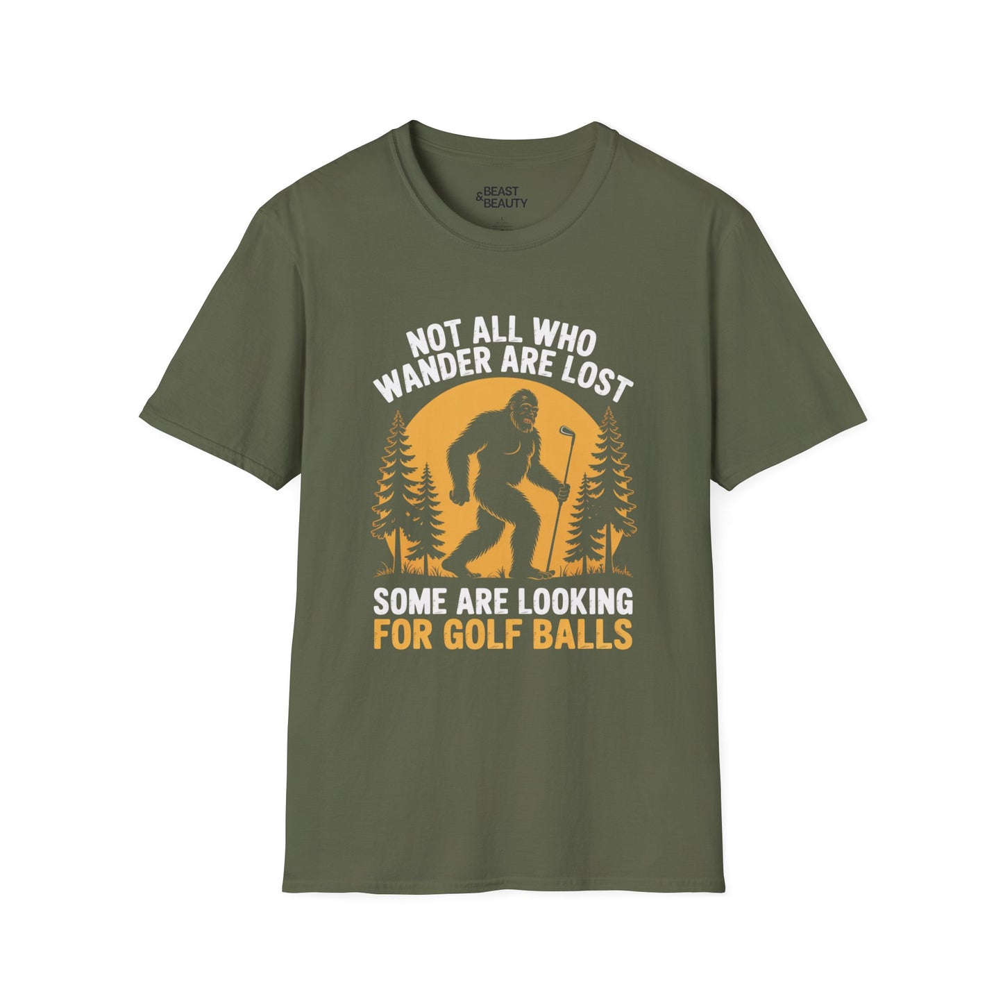 not all who wander are lost golf dad t-shirt t-shirt fourth colour product image