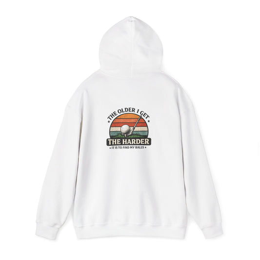the older i get the harder it is to find my balls golf hoodie hoodie alternate colour product image