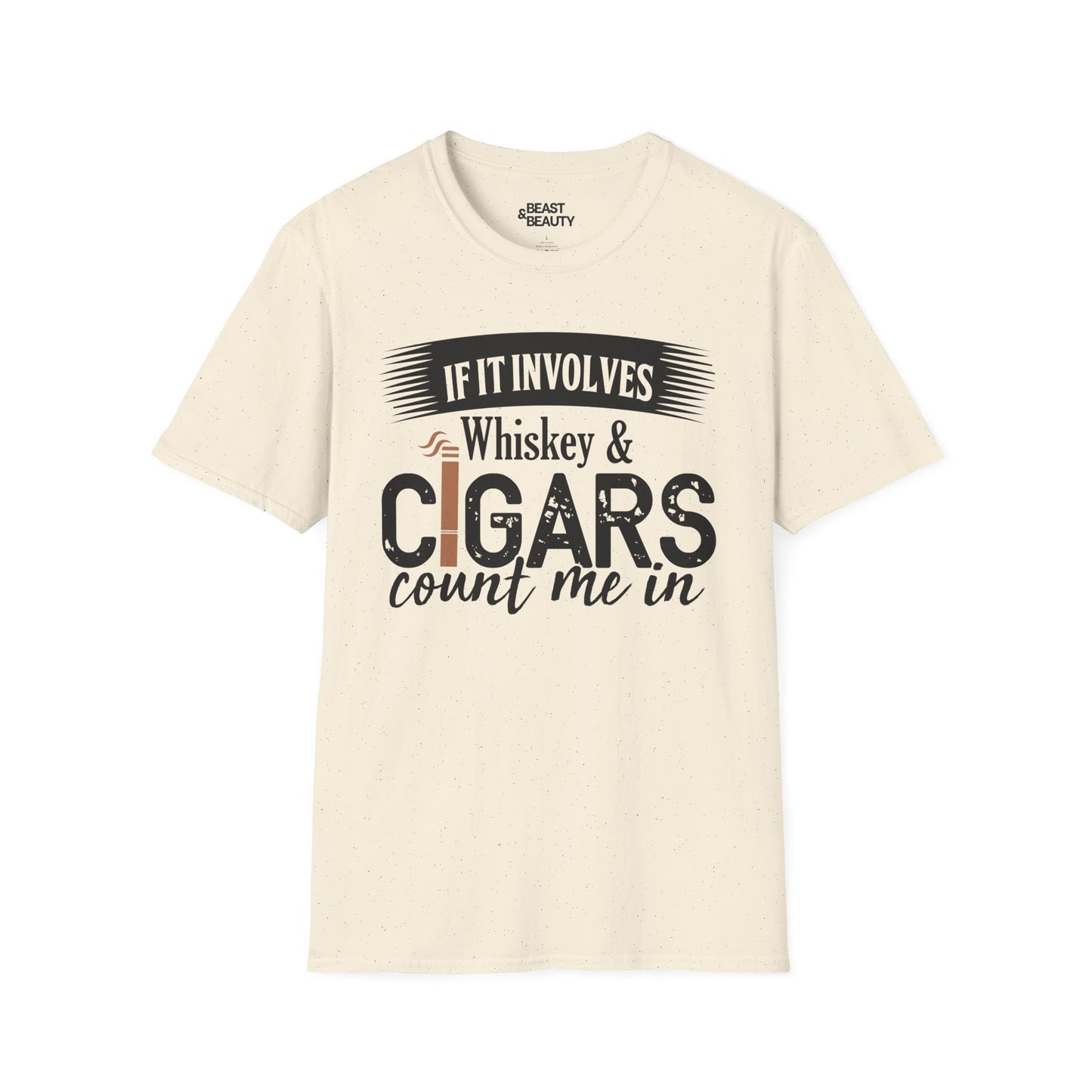 if it involves whiskey and cigars count me in t-shirt t-shirt second colour product image