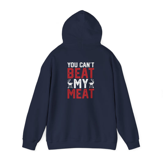 you can't beat my meat bbq hoodie hoodie alternate colour product image