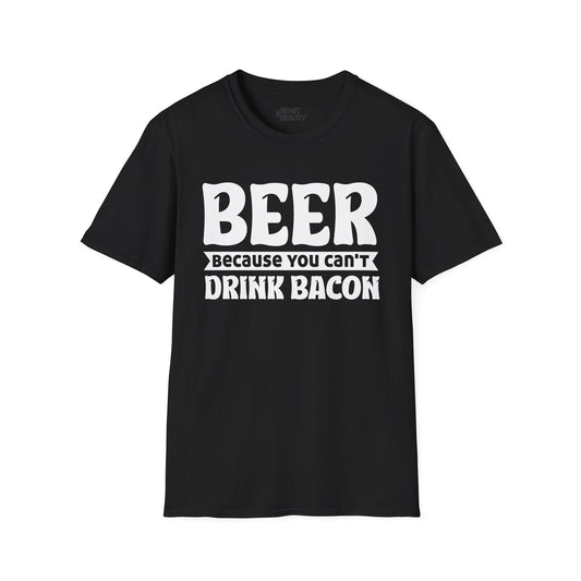 Beer Because You Can't Drink Bacon T-Shirt t-shirt product image 2 from Beast and Beauty