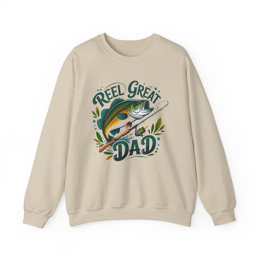 Reel Great Dad Fishing Sweatshirt