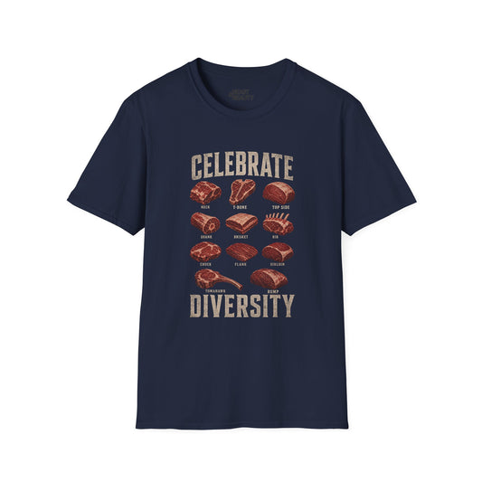 Celebrate Diversity Dad T-Shirt t-shirt product image 2 from Beast and Beauty