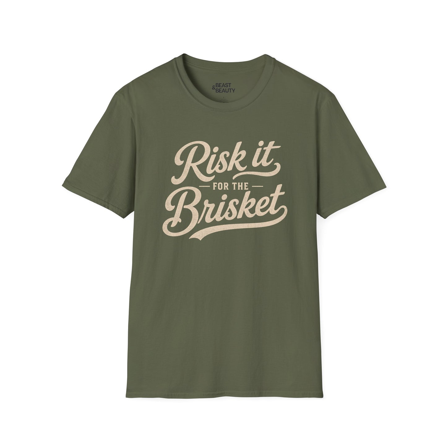 risk it for the brisket bbq t-shirt t-shirt sixth colour product image