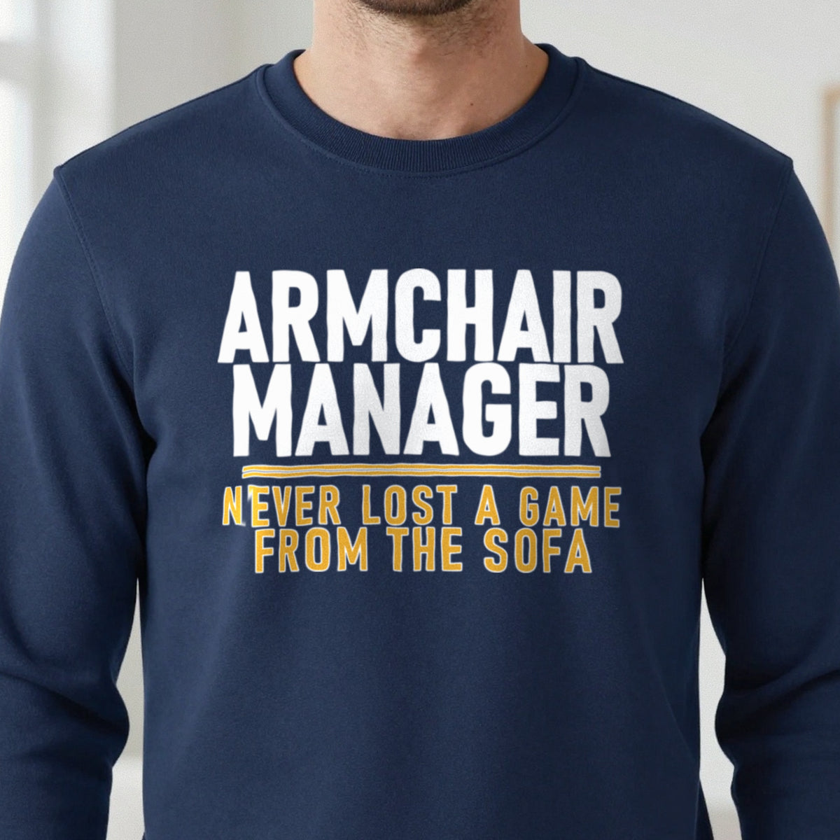 Armchair Manager Never Lost A Game From The Sofa Funny Football T-Shirt & Sweatshirt in another colour