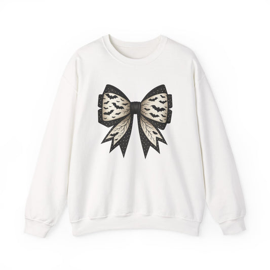 Bat Lace Bow Sweatshirt - funny sweatshirt by Cheeky Business