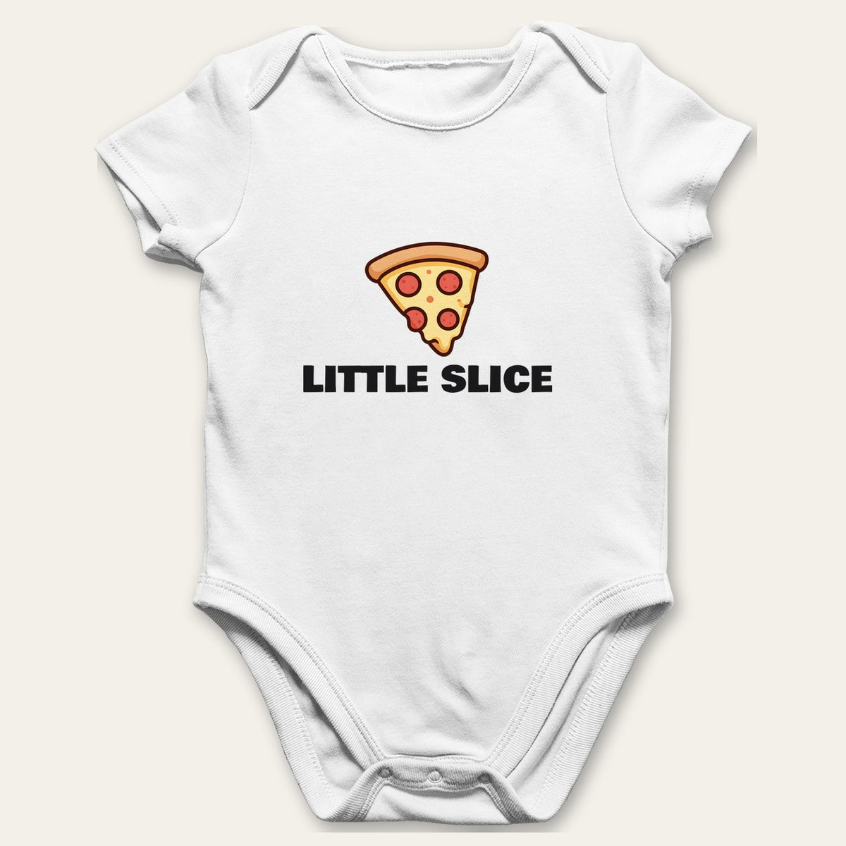 Big Slice & Little Slice matching set baby grow