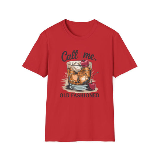 Call Me Old Fashioned Cocktail Lover T-Shirt - funny t-shirt by Cheeky Business