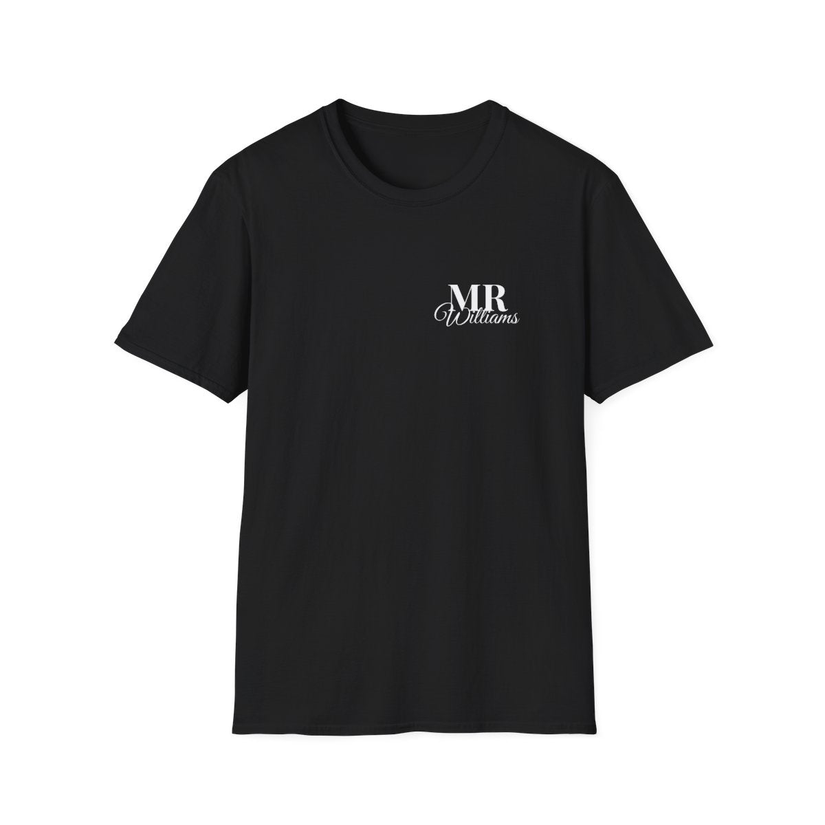 Mr & Mrs Personalised Couples T-Shirt Set matching outfit set product image 3 from Beast and Beauty