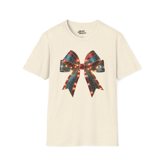 Christmas Bow T-Shirt t-shirt product image 2 from Beast and Beauty
