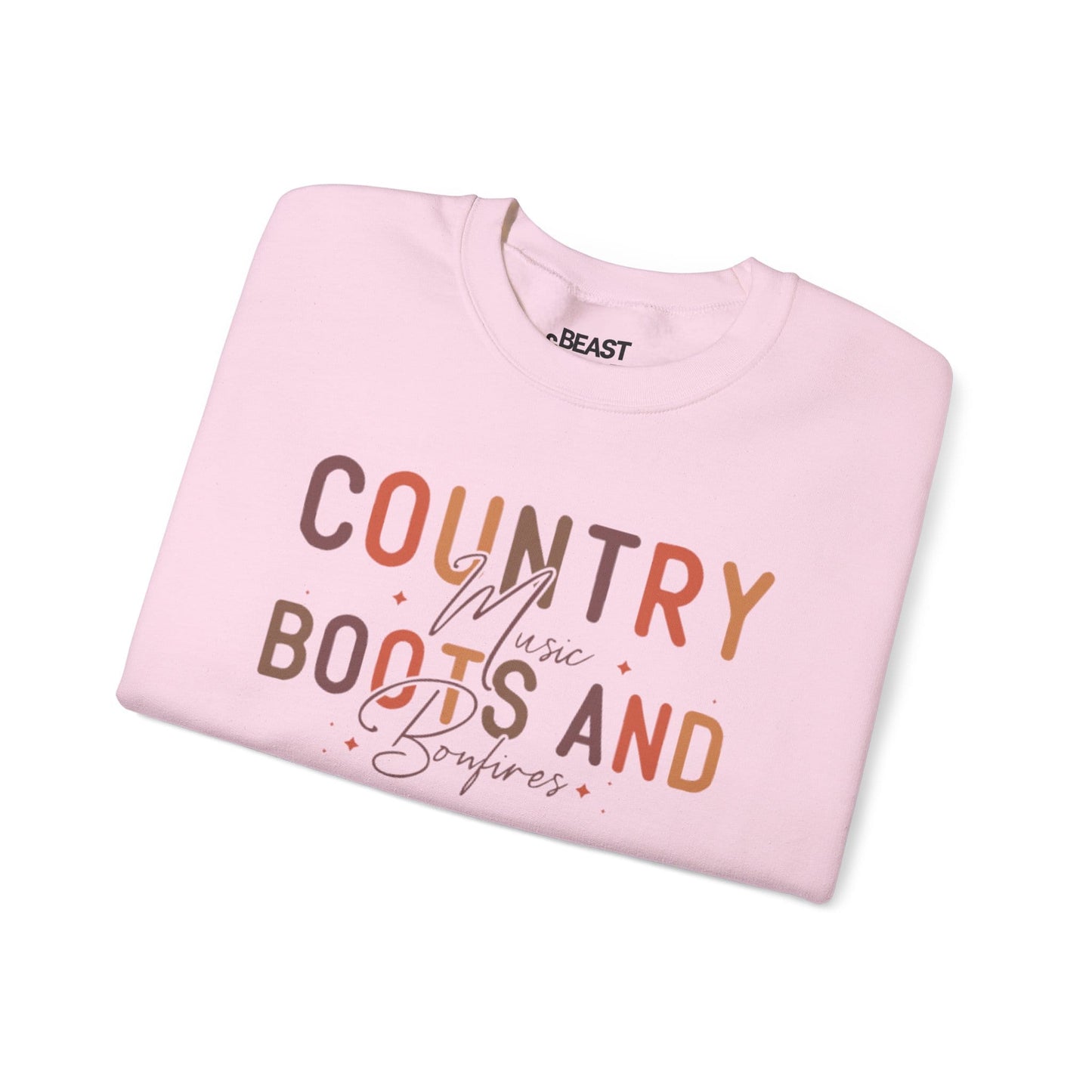 country boots and bonfires sweatshirt lifestyle detail cowgirl autumn wear