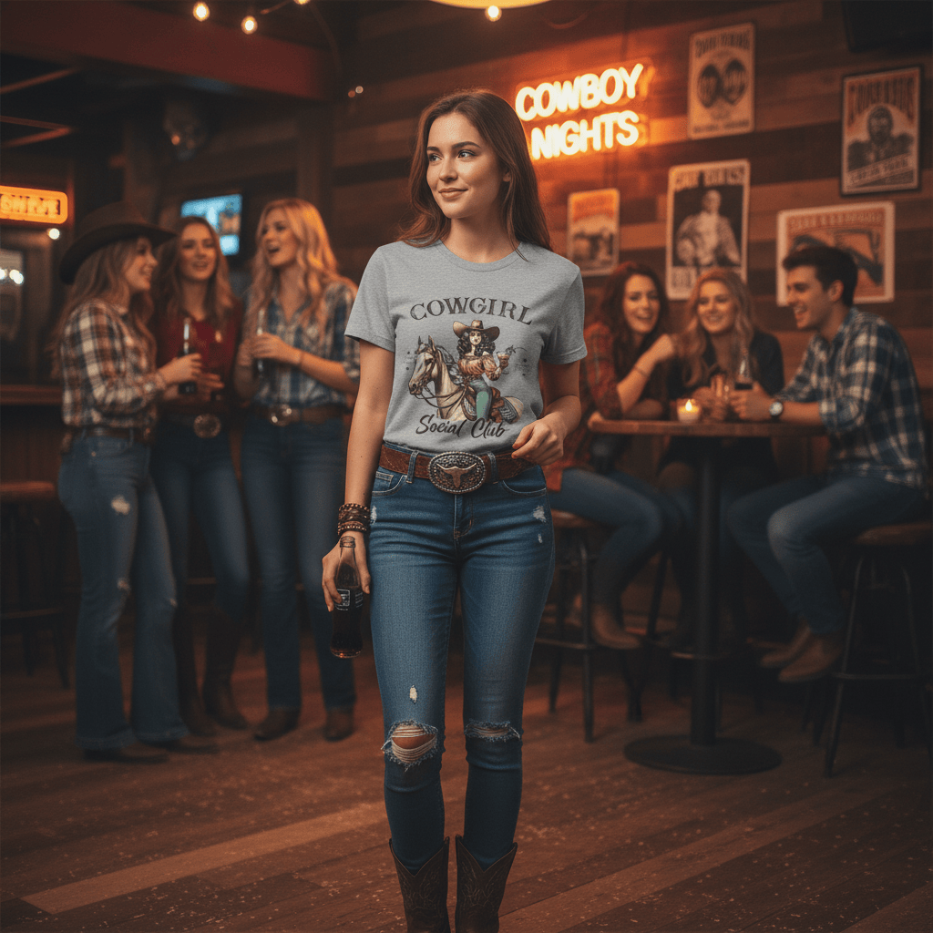 Cowgirl Social Club T-Shirt t-shirt product image 7 from Beast and Beauty
