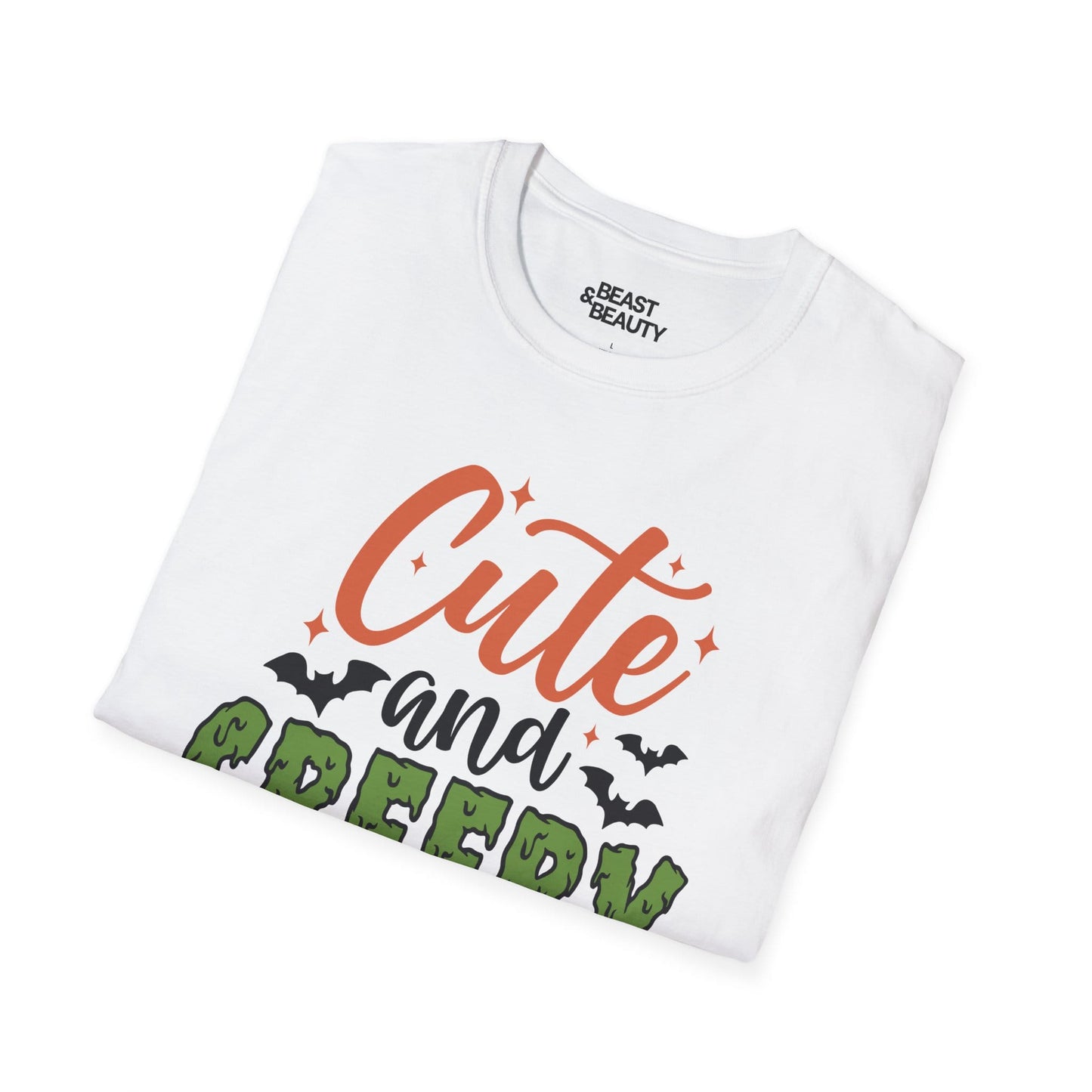 sport grey cute and creepy halloween t-shirt for adults spooky season gift