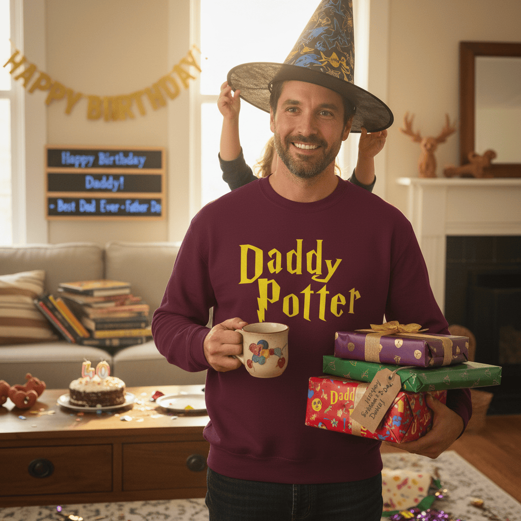 Daddy Potter Sweatshirt product lifestyle gift idea