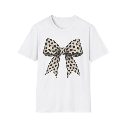 Dalmatian Bow T-Shirt - funny t-shirt by Cheeky Business
