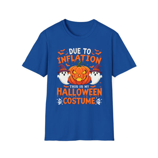 Due to Inflation This Is My Halloween Costume T-Shirt - funny t-shirt by Cheeky Business