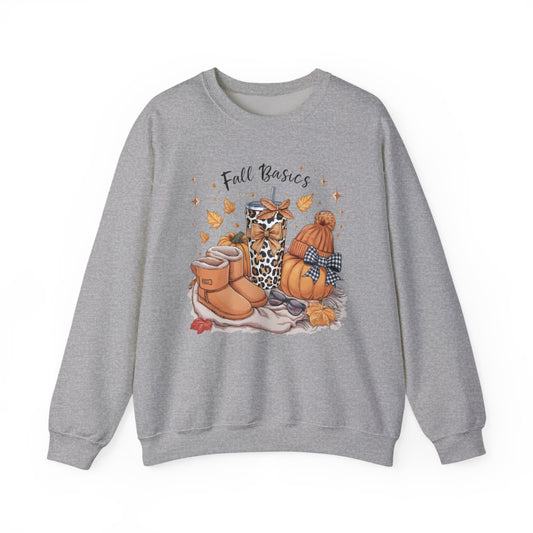 Fall Basics Cozy Essentials Sweatshirt - funny sweatshirt by Cheeky Business