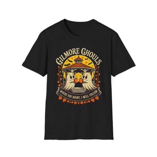 Gilmore Ghouls Halloween Graphic T-Shirt - funny t-shirt by Cheeky Business