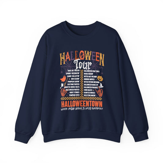 Spooky Town Halloween Tour Black Sweatshirt