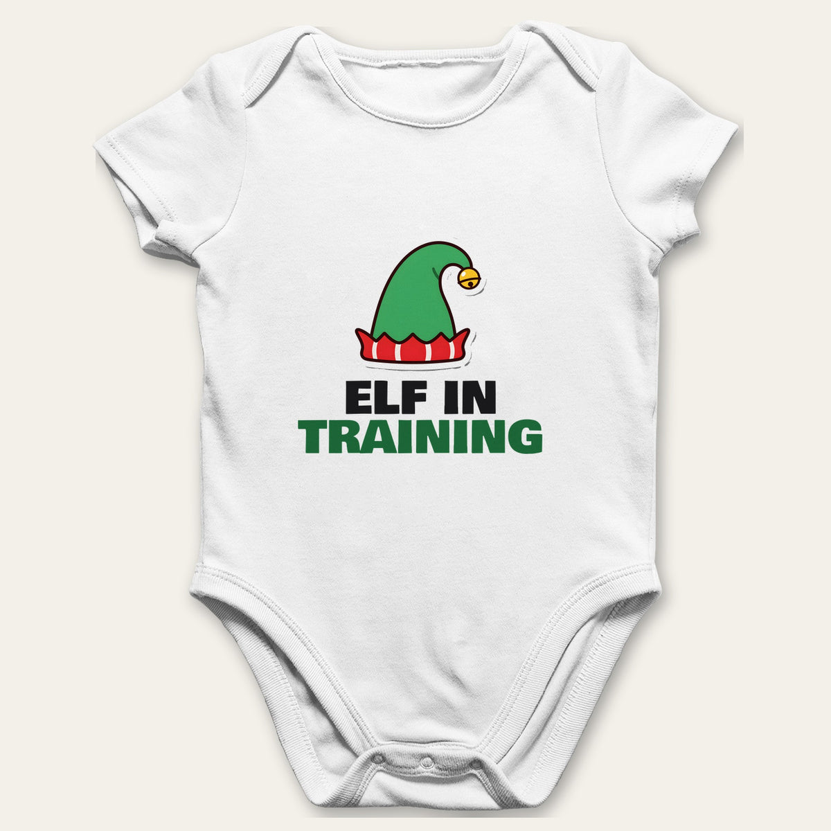 Head Elf & Elf in Training Christmas matching set baby grow