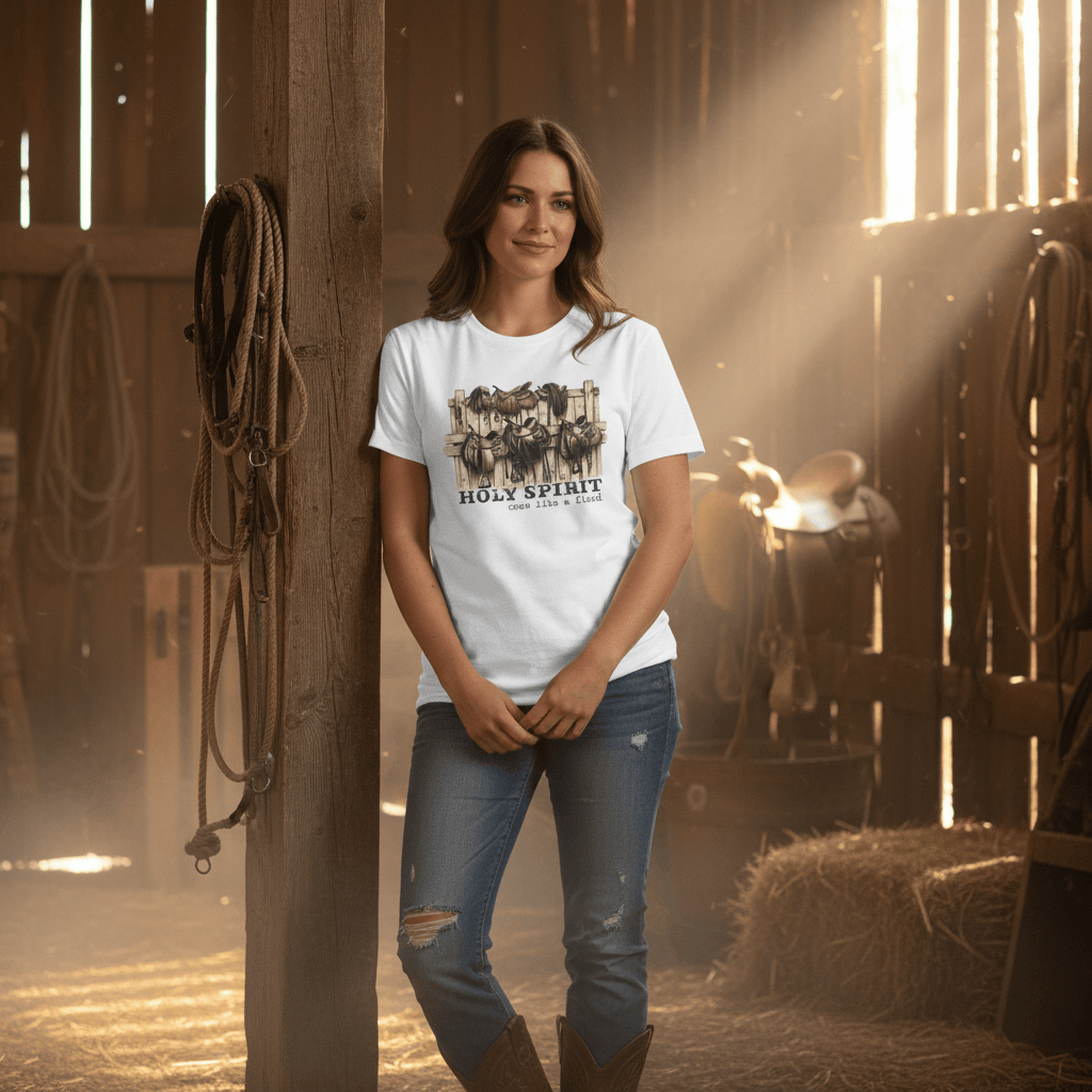 Holy Spirit Come Like a Flood T-Shirt t-shirt product image 7 from Beast and Beauty