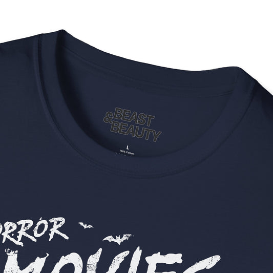 horror movies and chill halloween t-shirt t-shirt alternate colour product image