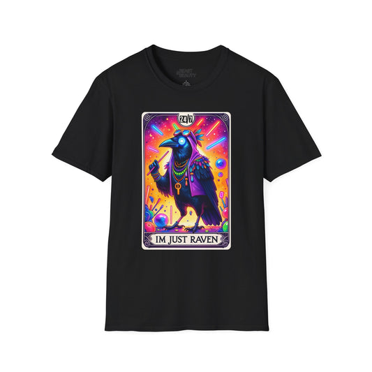 i'm just raven tarot graphic t-shirt t-shirt alternate colour product image