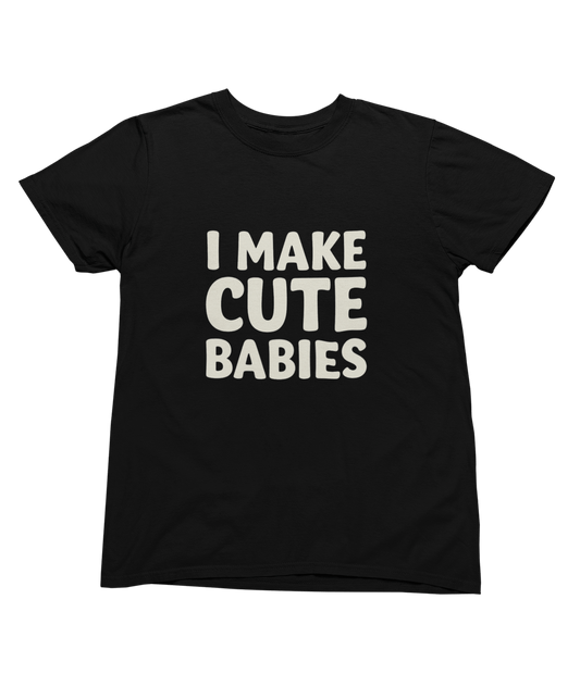 i make cute babies matching shirt & onesie set baby outfit alternate colour product image