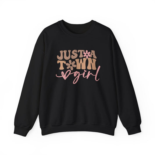 Just A Town Girl Western Sweatshirt - funny sweatshirt by Cheeky Business