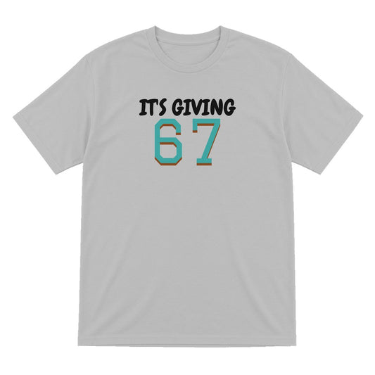 Kids It's Giving 67 T-Shirt, Sweatshirt & Hoodie T-Shirt in Sport Grey
