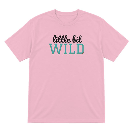 Kids Little Bit Wild T-Shirt, Sweatshirt & Hoodie T-Shirt in Light Pink