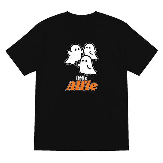 Personalised Little Boo Kids Sweatshirt & T-Shirt in Black (T-Shirt)