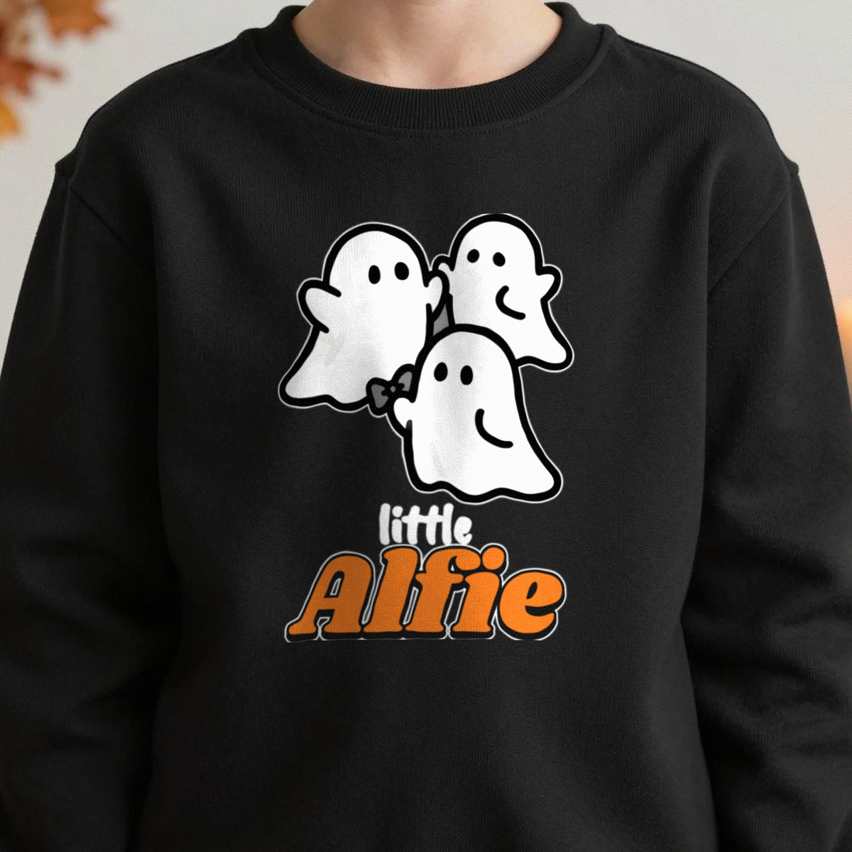 Personalised Little Boo Kids Sweatshirt & T-Shirt in another colour