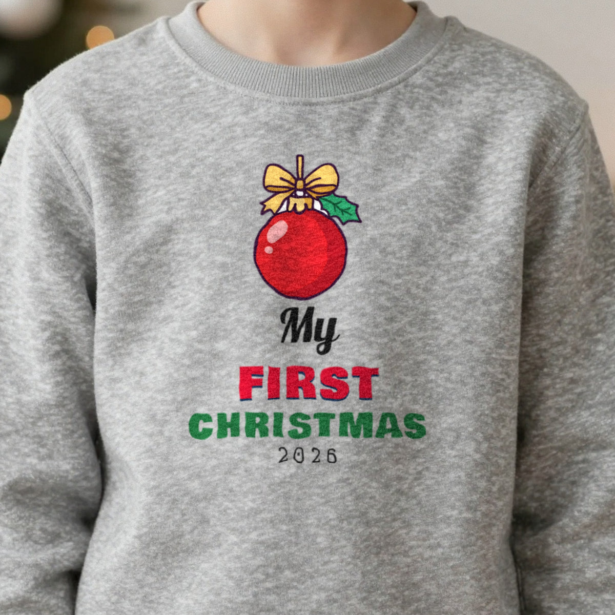 Kids Personalised My First Christmas T-Shirt & Jumper in another colour
