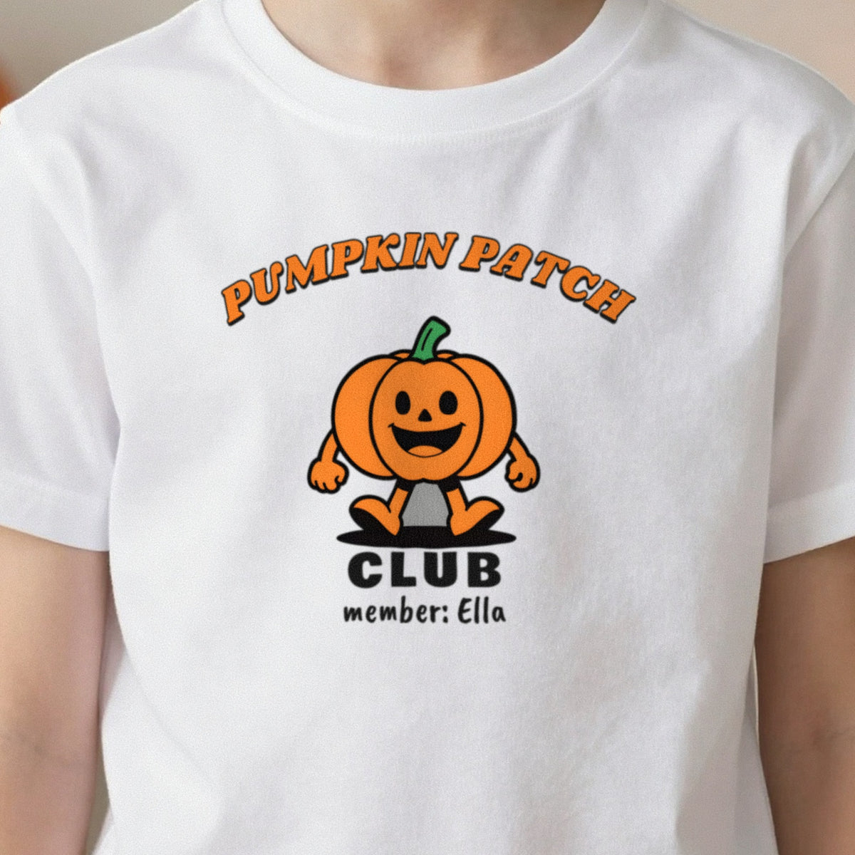 Personalised Pumpkin Patch Club Kids T-Shirt & Sweatshirt in another colour