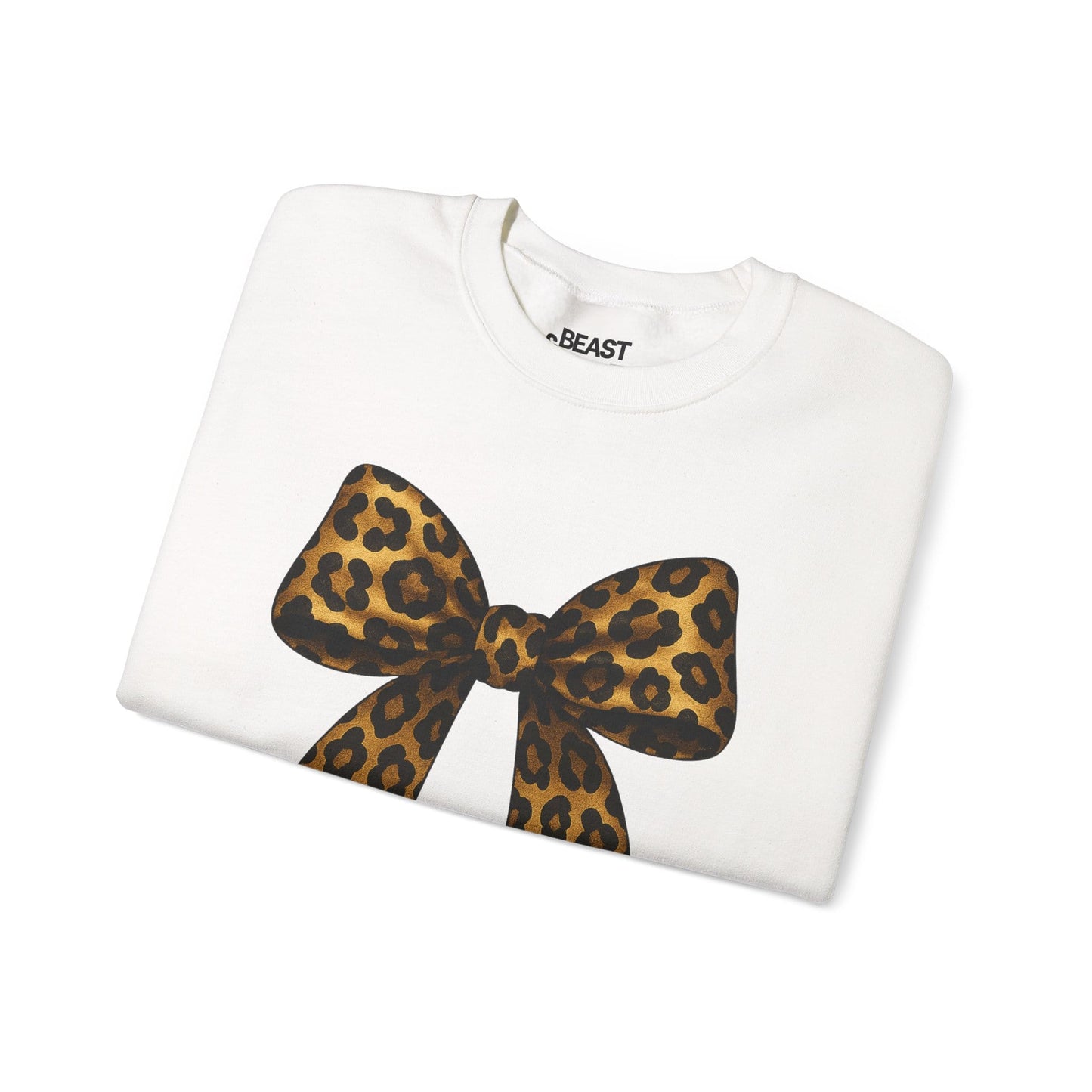 leopard bow sweatshirt sweatshirt coquette gift idea image 4
