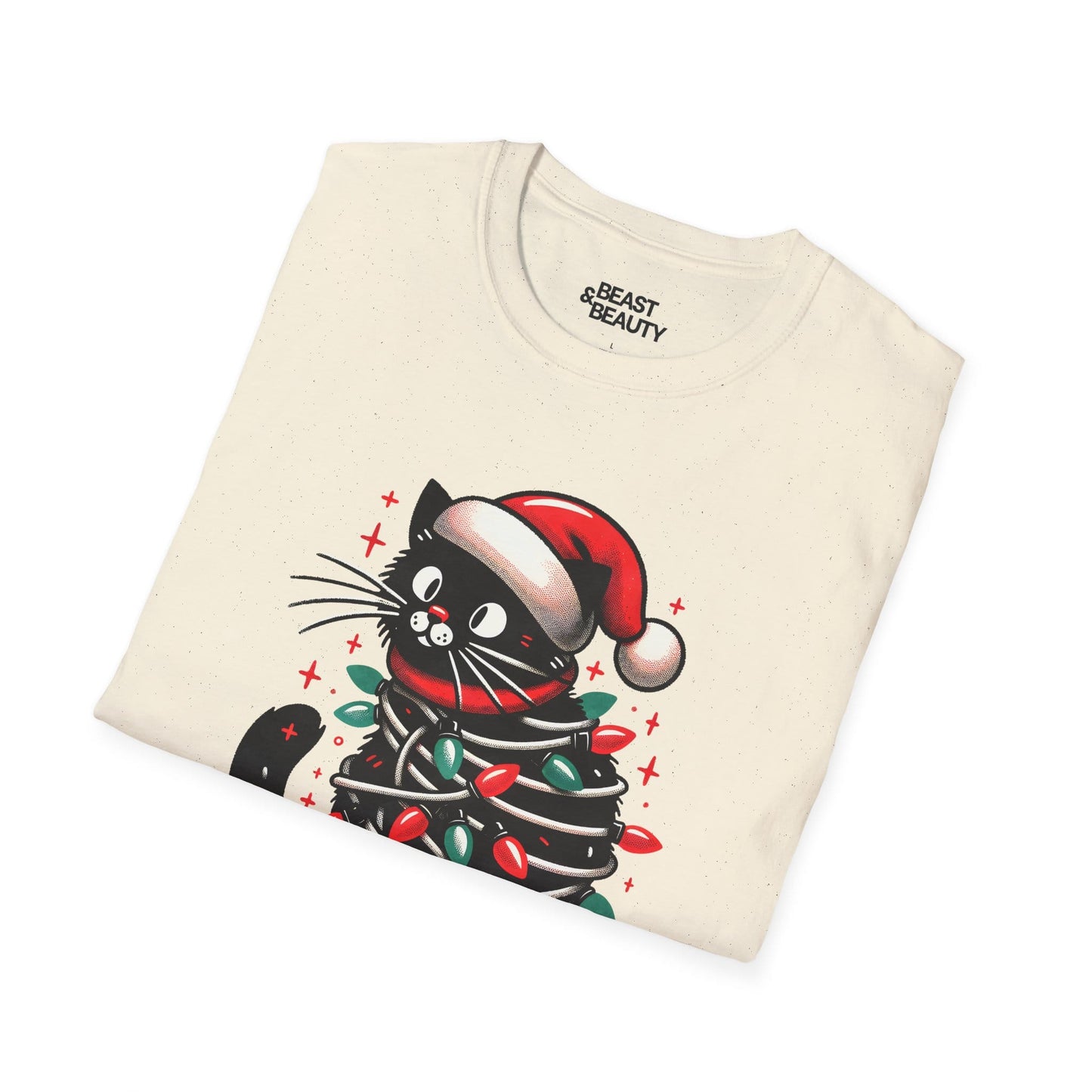 meowy christmas cat t-shirt t-shirt Christmas gift idea image 6