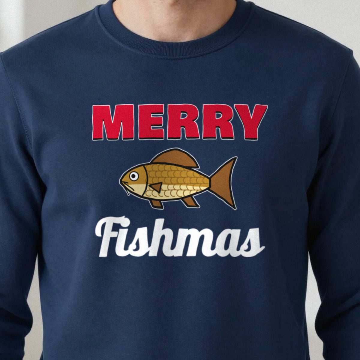Merry Fishmas Fishing Christmas Jumper & T-Shirt in another colour