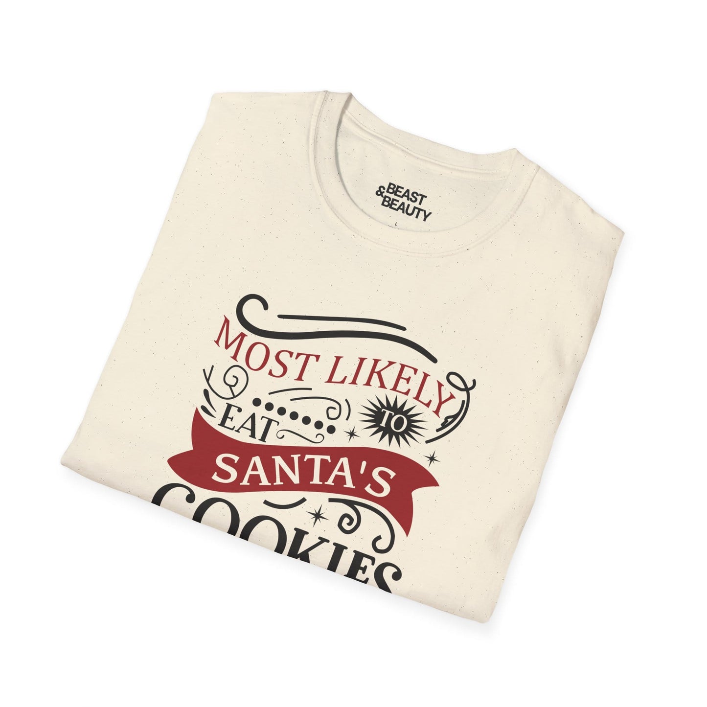 most likely to eat santa s cookies christmas t-shirt t-shirt Christmas gift idea image 6