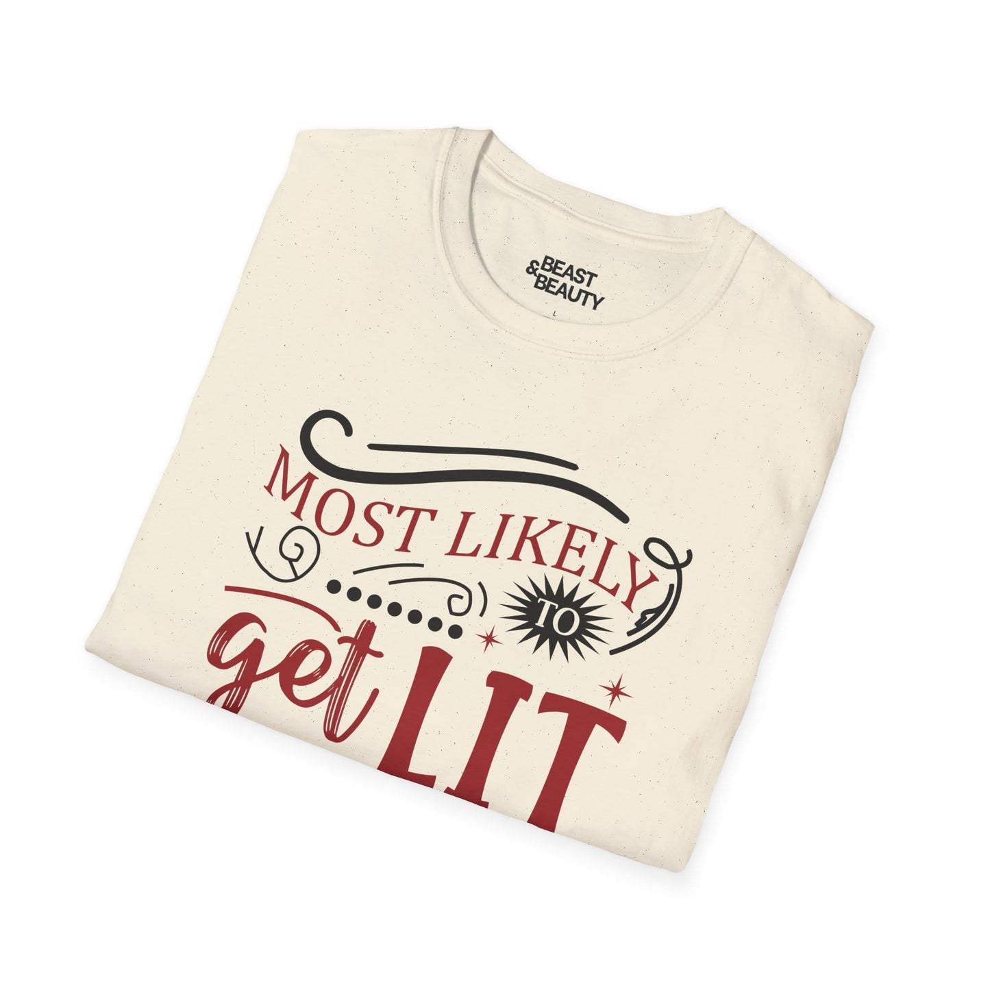 most likely to get lit christmas t-shirt t-shirt Christmas gift idea image 6