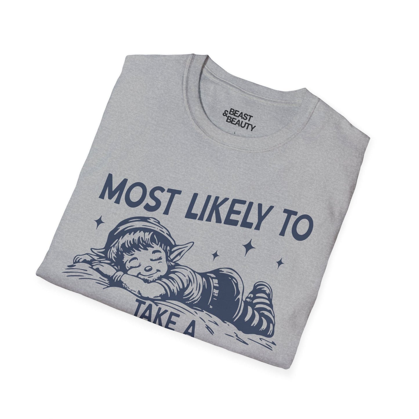 most likely to take a christmas nap t-shirt t-shirt Christmas gift idea image 6