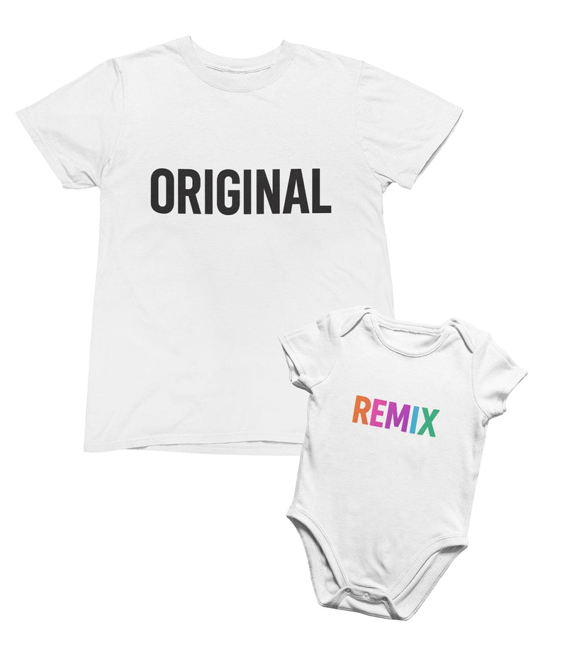 Original & Remix Matching Parent & Baby T-Shirt Set