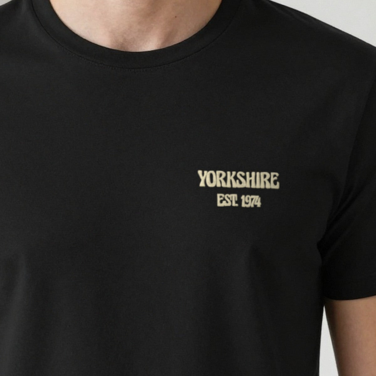 County Est. Sweatshirt, adult t-shirt in black, embroidered