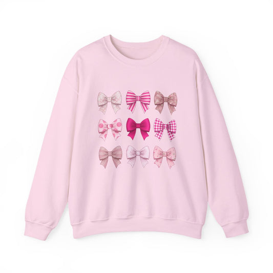 maroon sweatshirt with pink bow collage graphic gift for her