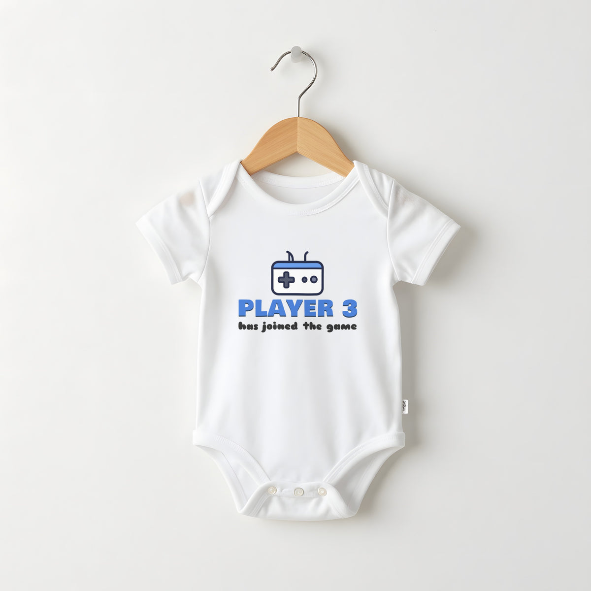 Player 3 Has Joined The Game funny baby grow