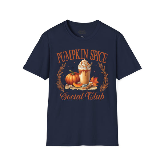 pumpkin spice social club t-shirt t-shirt alternate colour product image