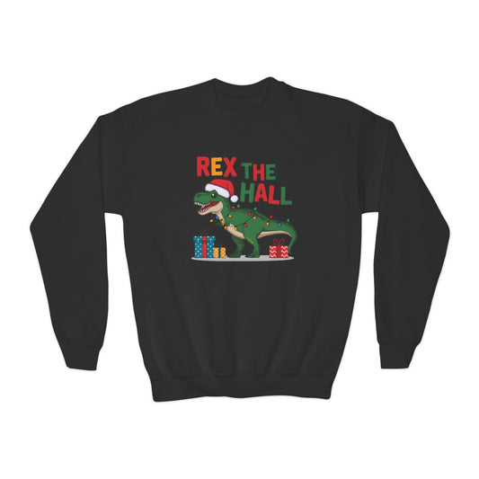 Rex the Hall Youth Christmas Sweatshirt